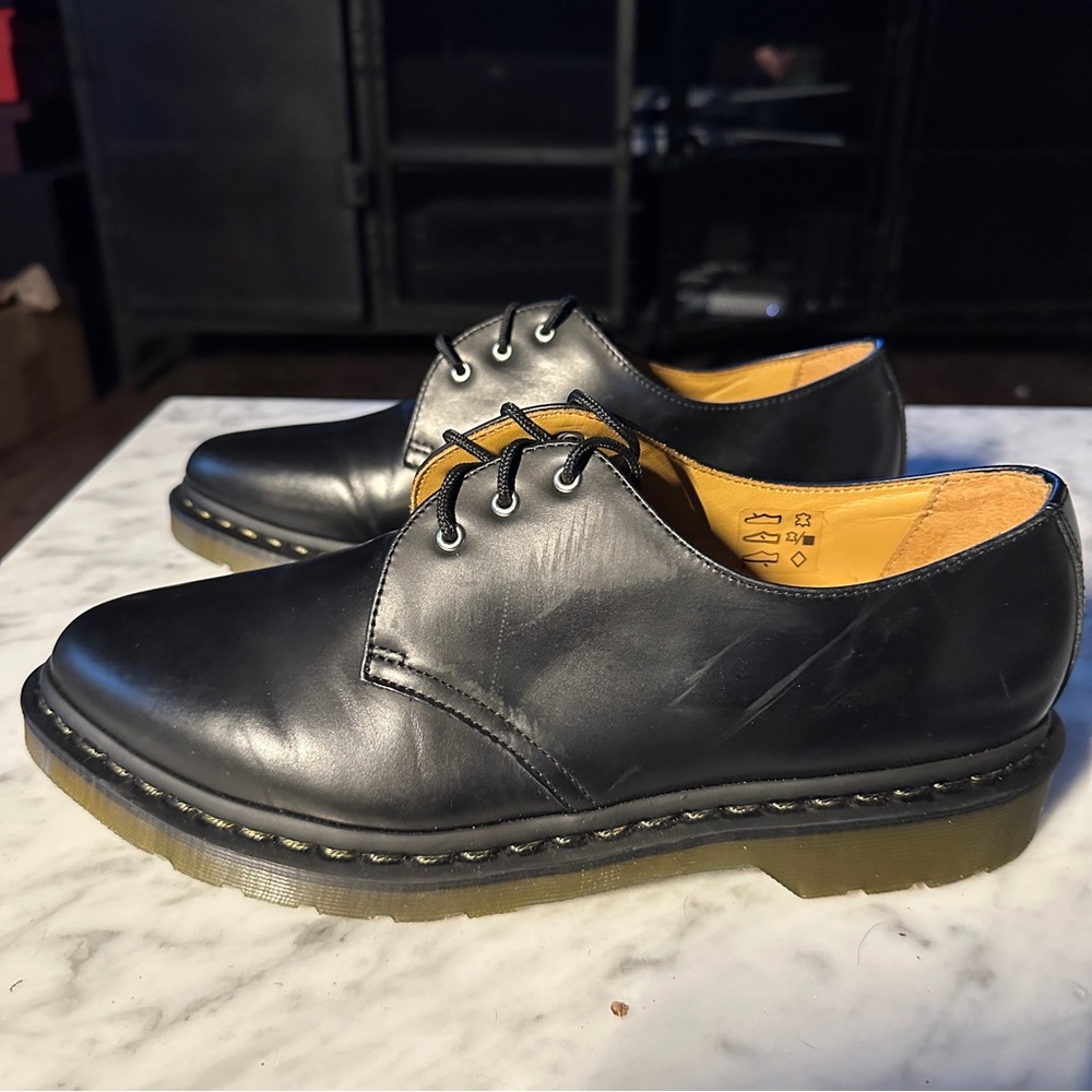 Dr. Martens 1461 Dupree Black Leather Oxford Women's 11